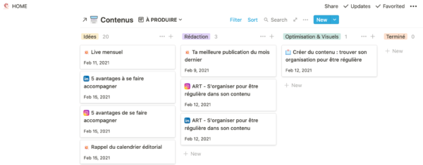 Comment organiser sa création de contenus pour être régulière ...